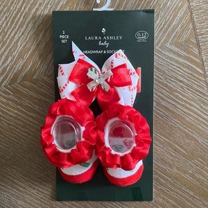 Christmas Sock and Headband Set